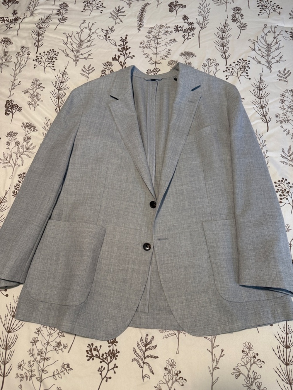 Bonobos Jetsetter Unstructured Italian Wool Blazer 46S